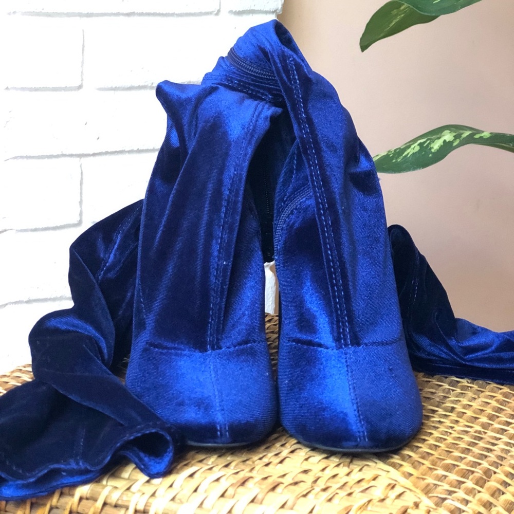Public Desire Thigh High Faux Suede Boots